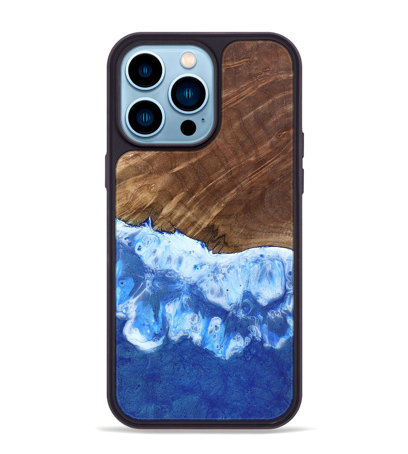 iPhone 14 Pro Max Wood Phone Case - Alayah (Coastal, 799907)
