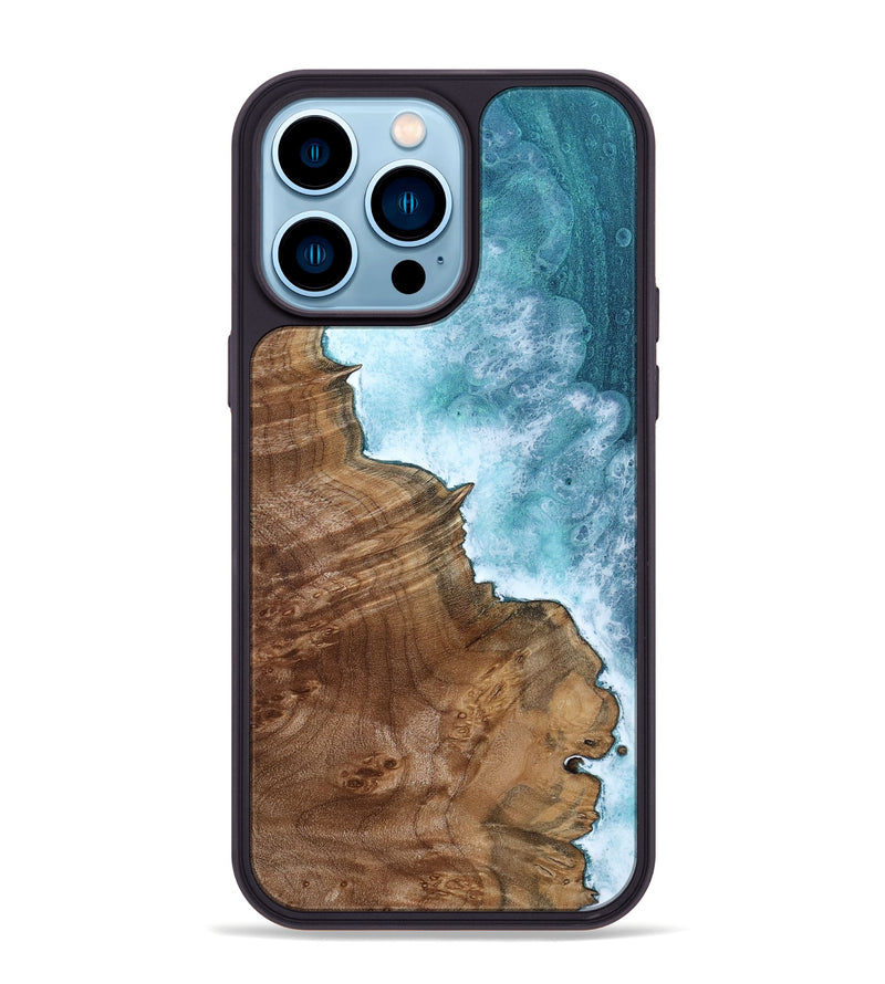 iPhone 14 Pro Max Wood Phone Case - Ashtyn (Coastal, 799911)