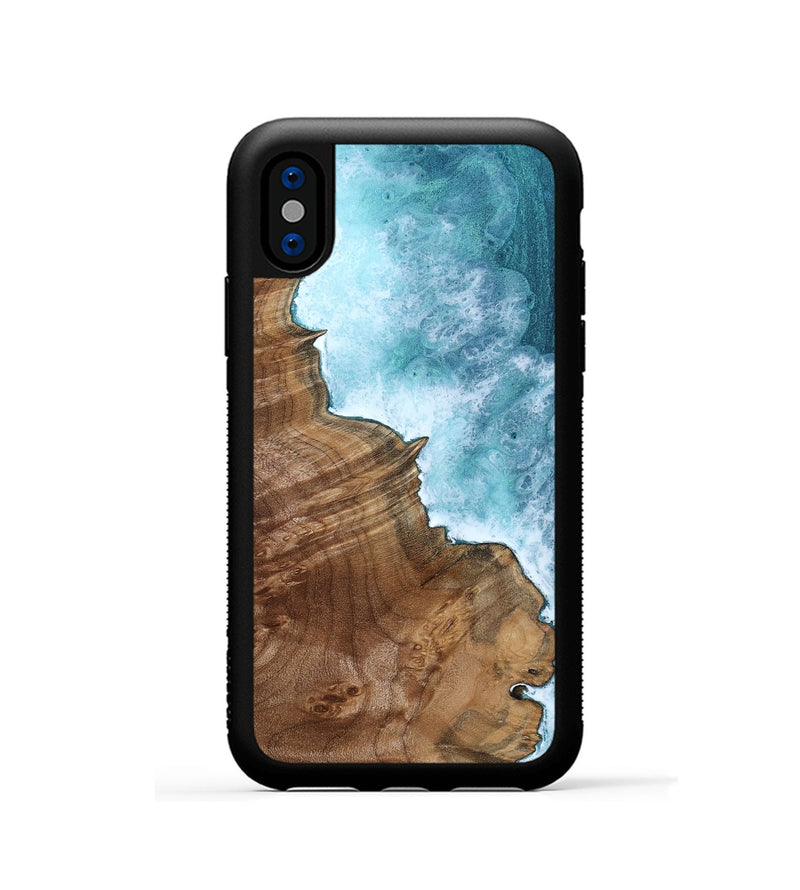 iPhone Xs Wood Phone Case - Ashtyn (Coastal, 799911)