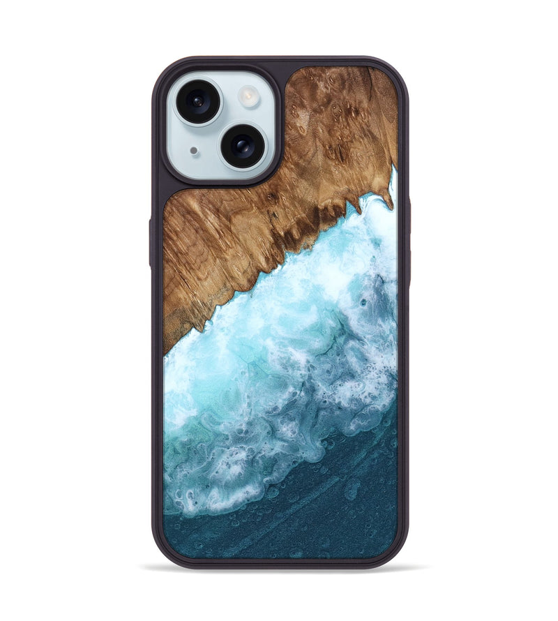 iPhone 15 Wood Phone Case - Shayna (Coastal, 799913)