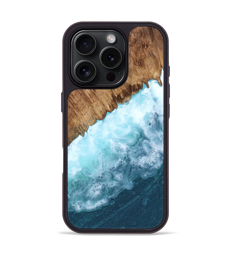 iPhone 16 Pro Wood Phone Case - Shayna (Coastal, 799913)