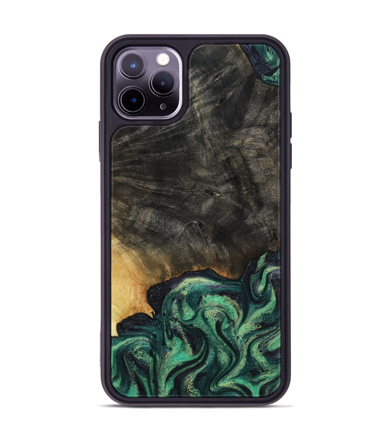 iPhone 11 Pro Max Wood Phone Case - Eldon (Green, 799916)