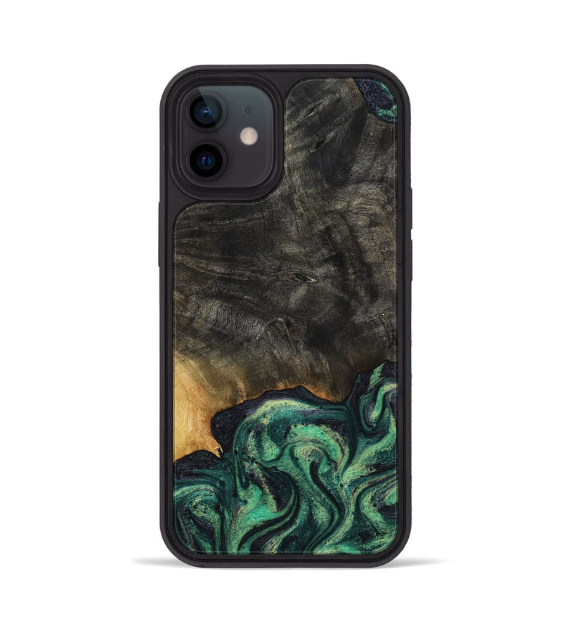 iPhone 12 Wood Phone Case - Eldon (Green, 799916)