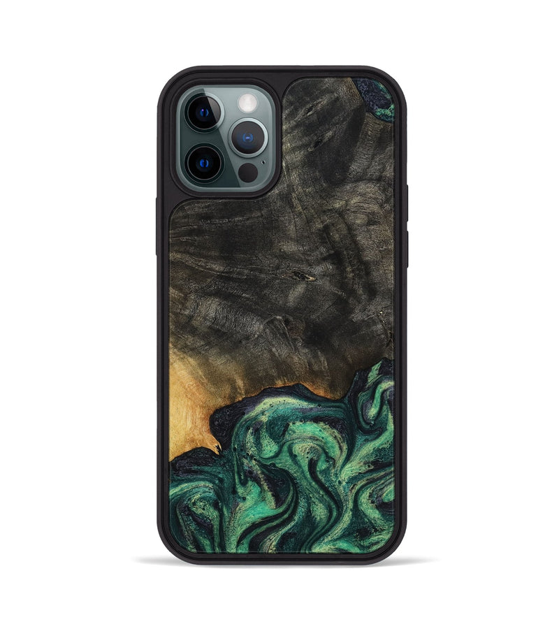 iPhone 12 Pro Wood Phone Case - Eldon (Green, 799916)