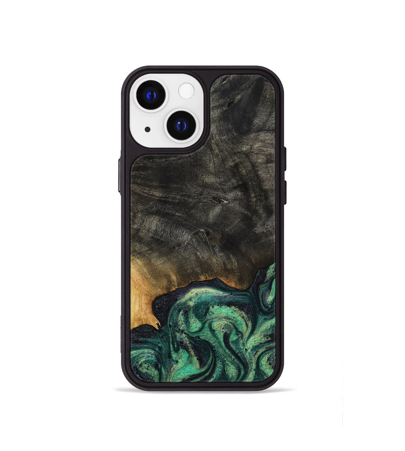 iPhone 13 mini Wood Phone Case - Eldon (Green, 799916)