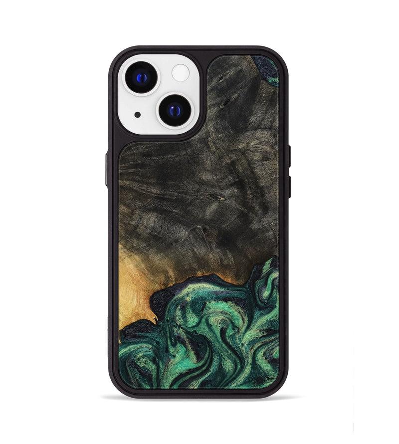 iPhone 13 Wood Phone Case - Eldon (Green, 799916)