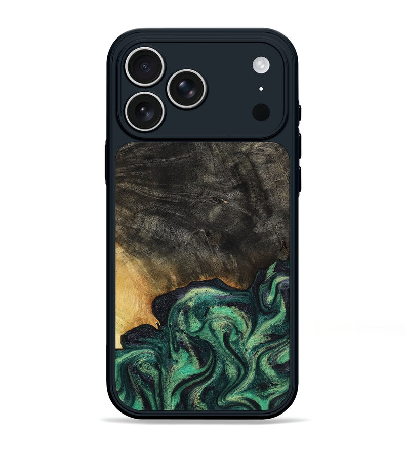 iPhone 17 Pro Max Wood Phone Case - Eldon (Green, 799916)