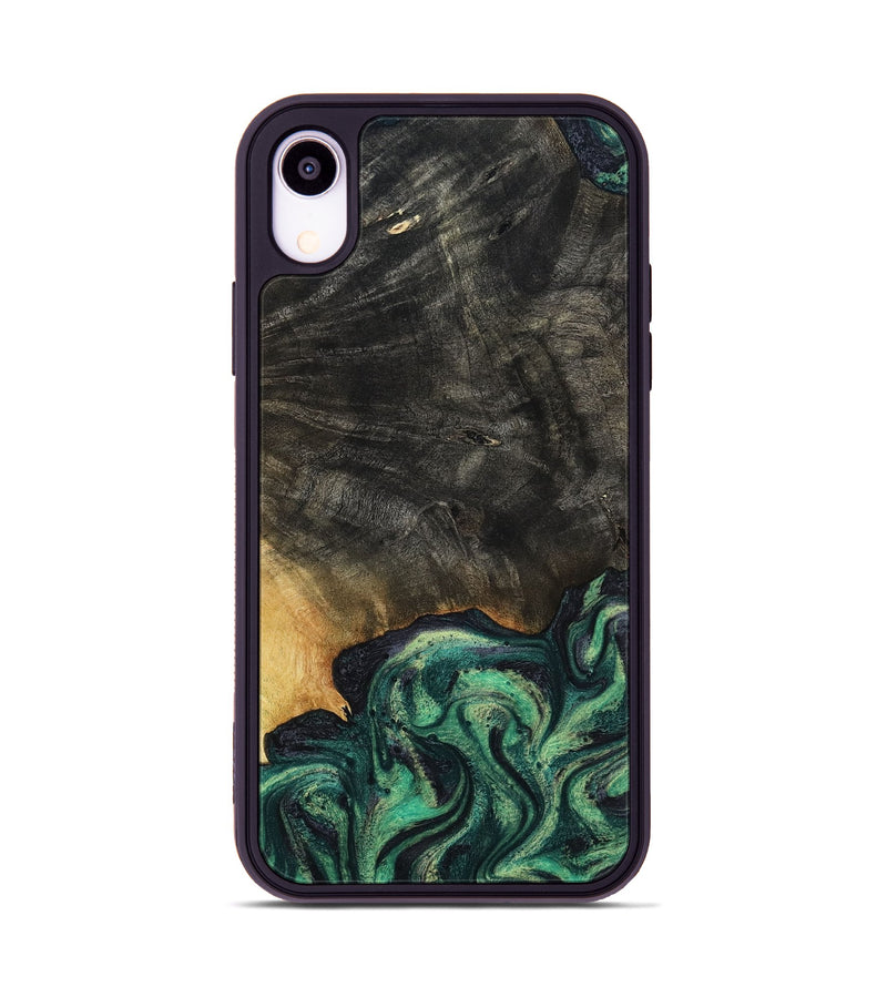 iPhone Xr Wood Phone Case - Eldon (Green, 799916)
