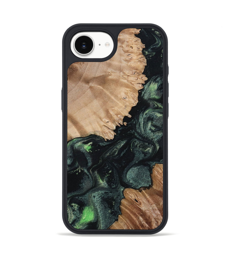iPhone 16e Wood Phone Case - Quinn (Green, 799917)