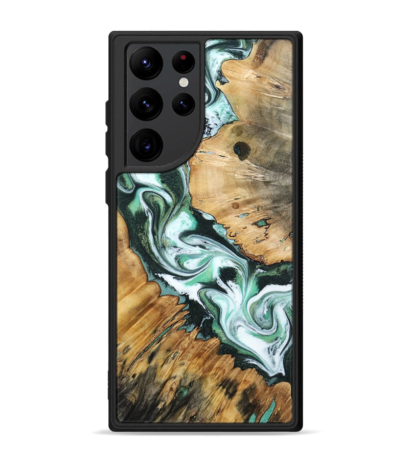 Galaxy S22 Ultra Wood Phone Case - Kenai (Green, 799918)
