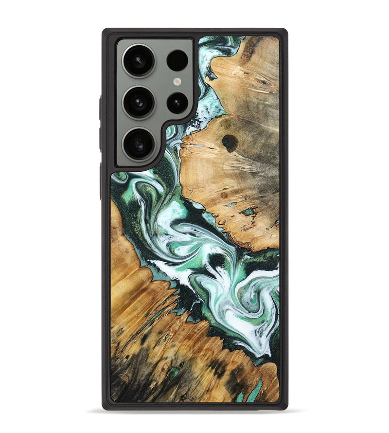 Galaxy S23 Ultra Wood Phone Case - Kenai (Green, 799918)