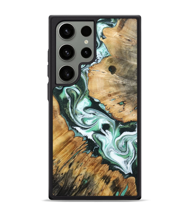 Galaxy S24 Ultra Wood Phone Case - Kenai (Green, 799918)