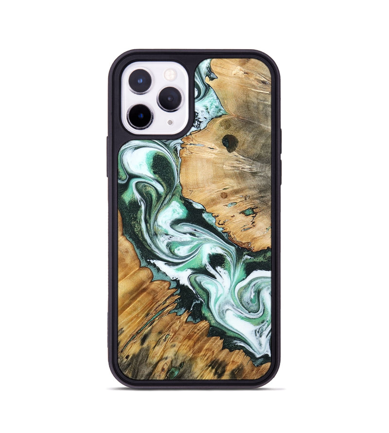iPhone 11 Pro Wood Phone Case - Kenai (Green, 799918)