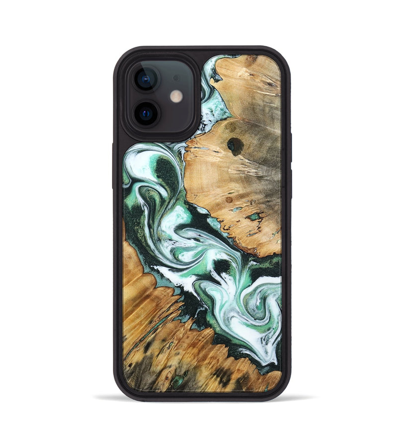 iPhone 12 Wood Phone Case - Kenai (Green, 799918)