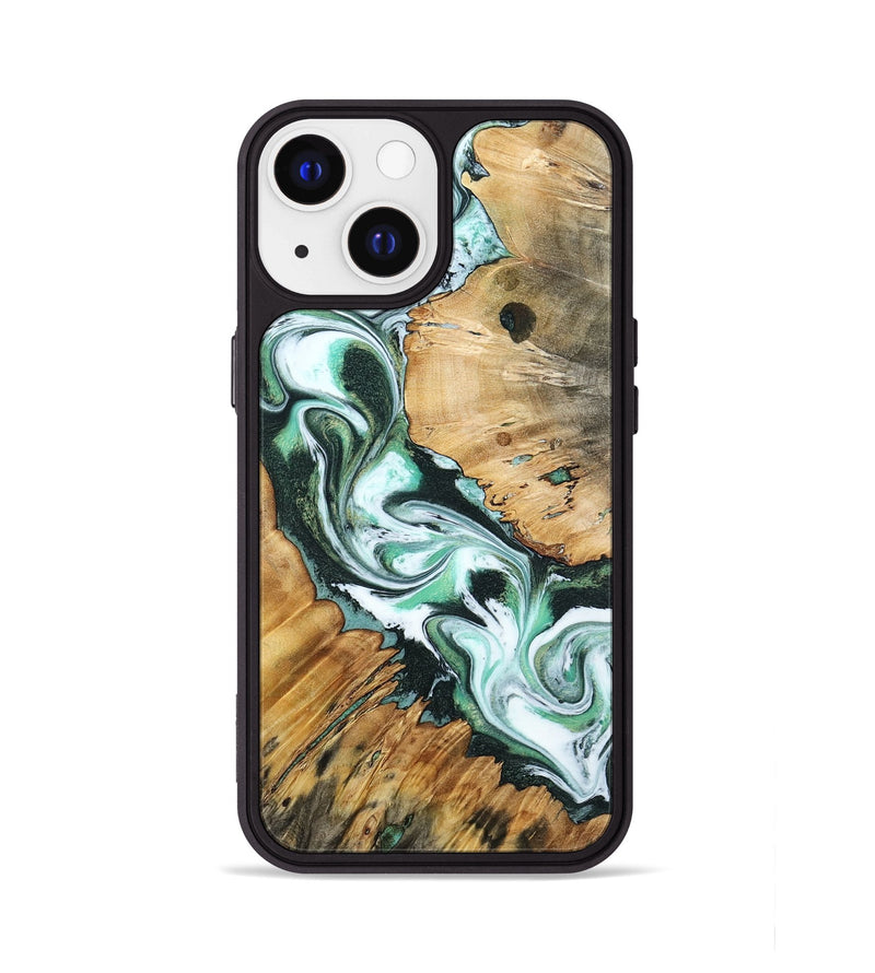 iPhone 13 Wood Phone Case - Kenai (Green, 799918)