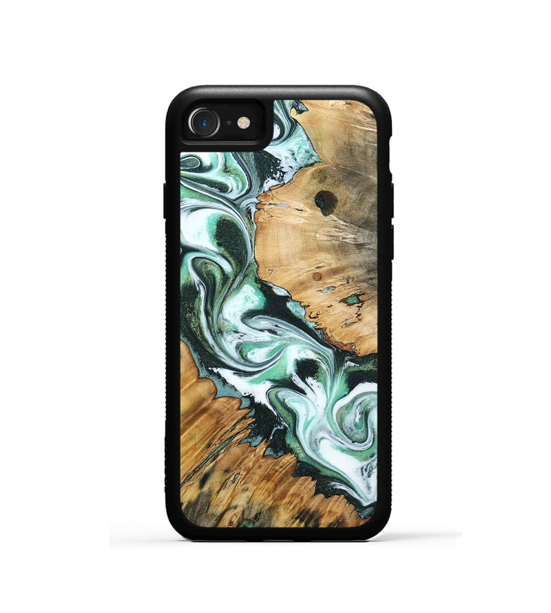 iPhone SE Wood Phone Case - Kenai (Green, 799918)