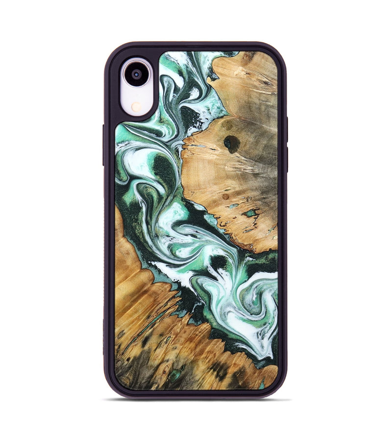 iPhone Xr Wood Phone Case - Kenai (Green, 799918)