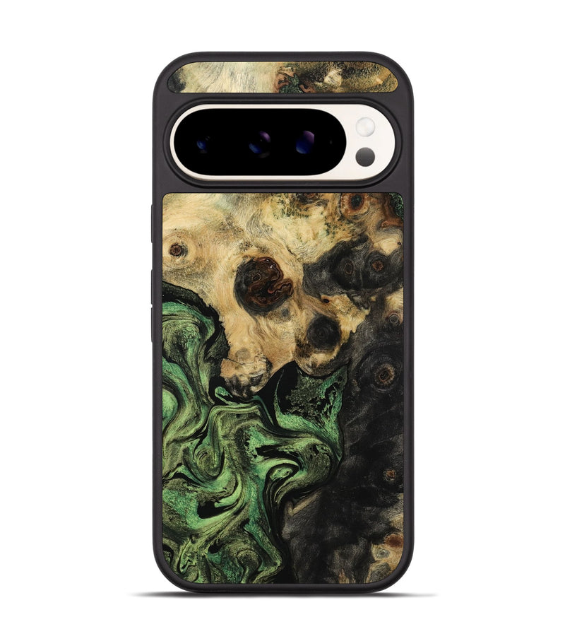 Pixel 9 Pro Wood Phone Case - Aliya (Green, 799919)