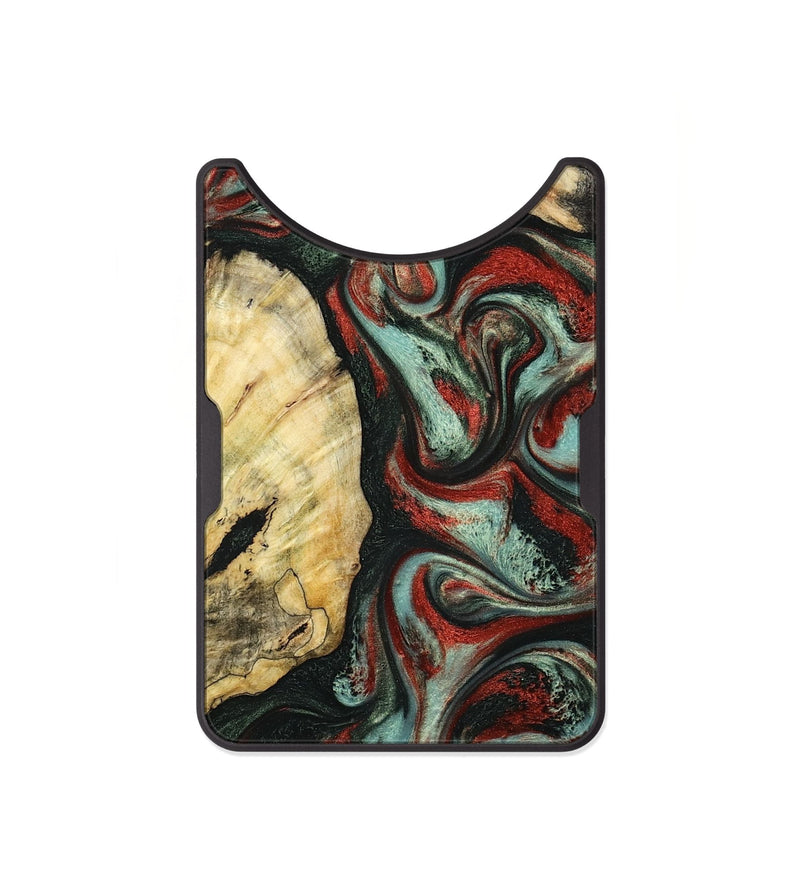 Alloy Wood Wallet - Samira (Green, 799920)