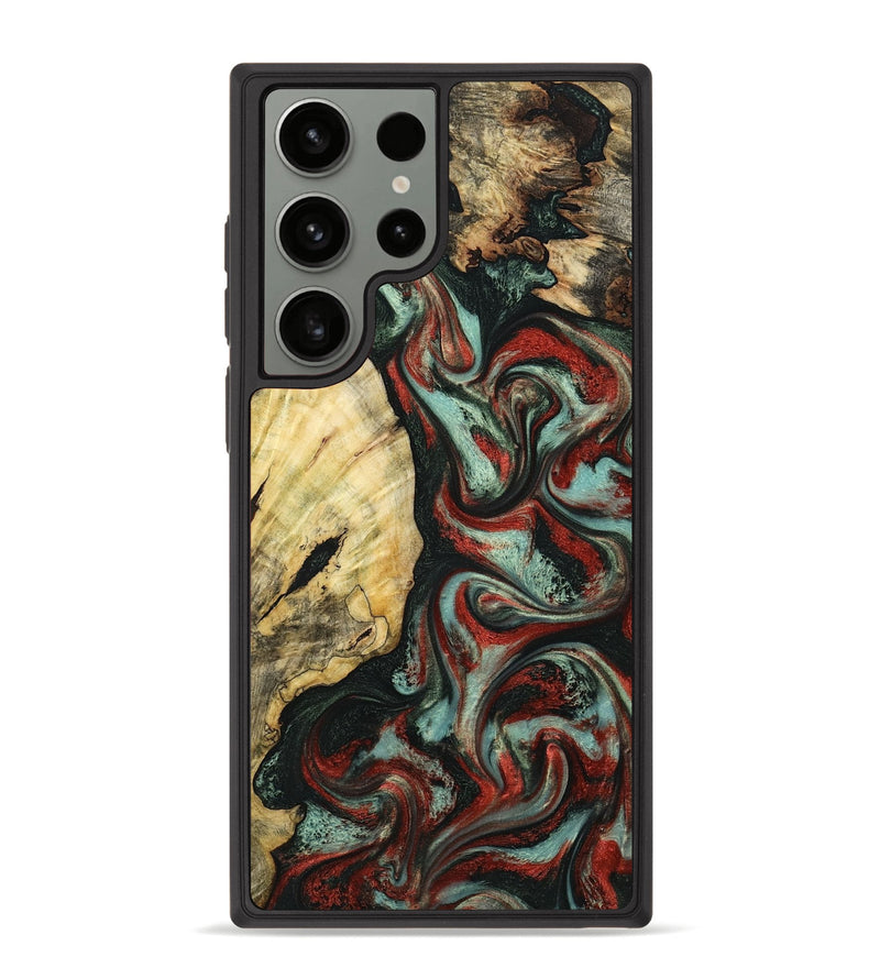 Galaxy S23 Ultra Wood Phone Case - Samira (Green, 799920)