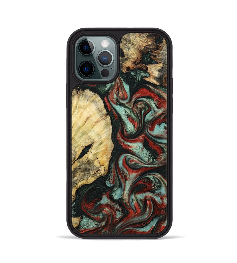 iPhone 12 Pro Wood Phone Case - Samira (Green, 799920)