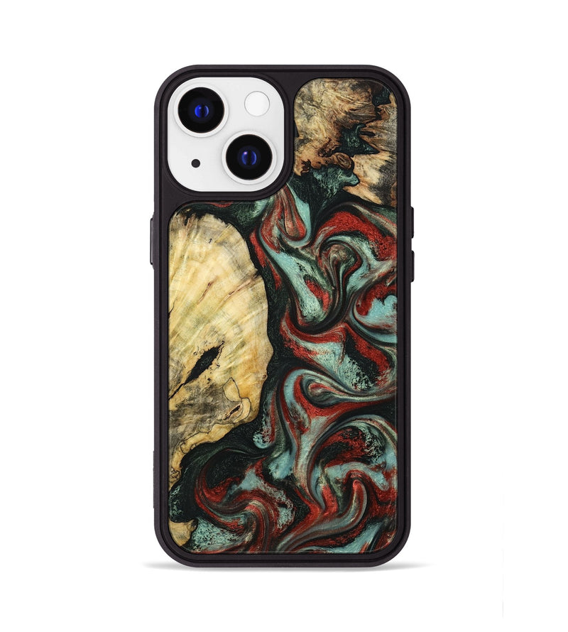 iPhone 13 Wood Phone Case - Samira (Green, 799920)