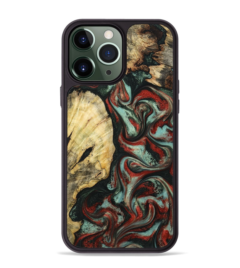 iPhone 13 Pro Max Wood Phone Case - Samira (Green, 799920)