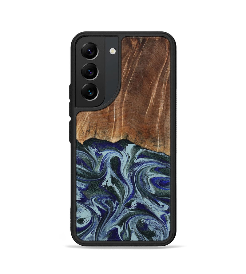 Galaxy S22 Wood Phone Case - Shellie (Green, 799921)