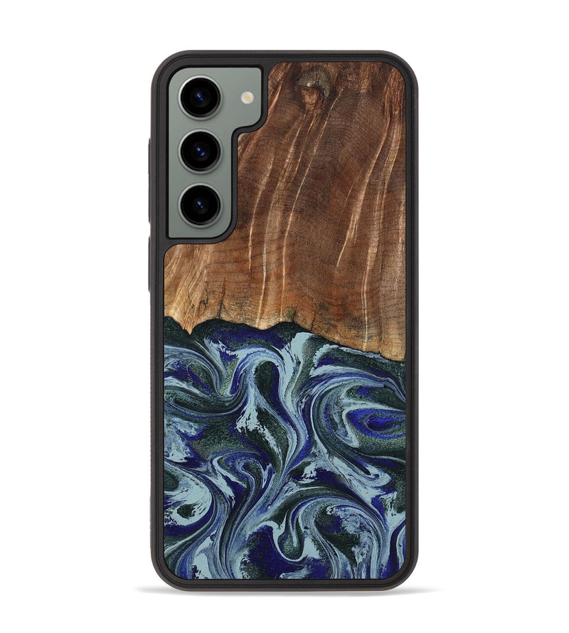 Galaxy S23 Plus Wood Phone Case - Shellie (Green, 799921)