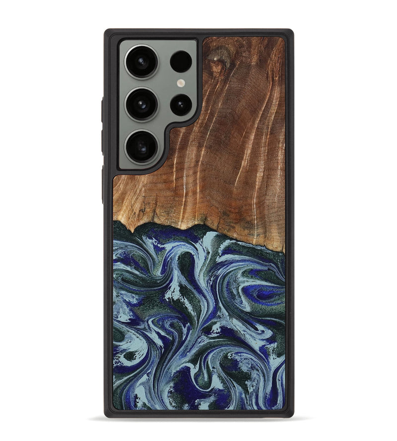 Galaxy S23 Ultra Wood Phone Case - Shellie (Green, 799921)