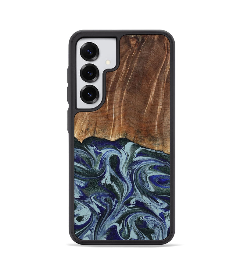 Galaxy S25 Wood Phone Case - Shellie (Green, 799921)