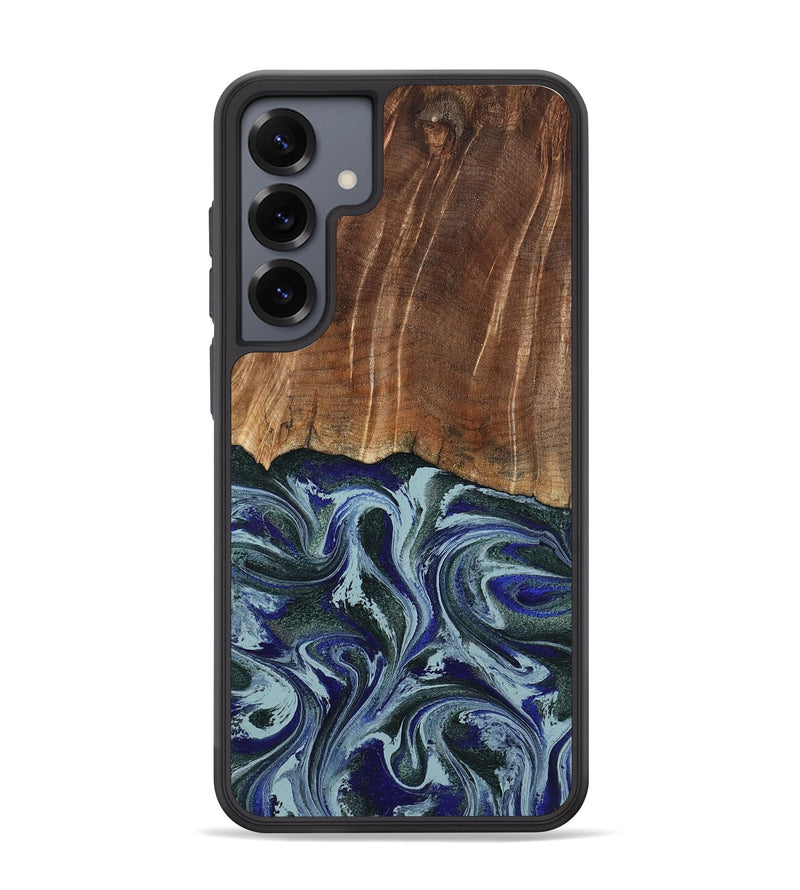 Galaxy S25 Plus Wood Phone Case - Shellie (Green, 799921)
