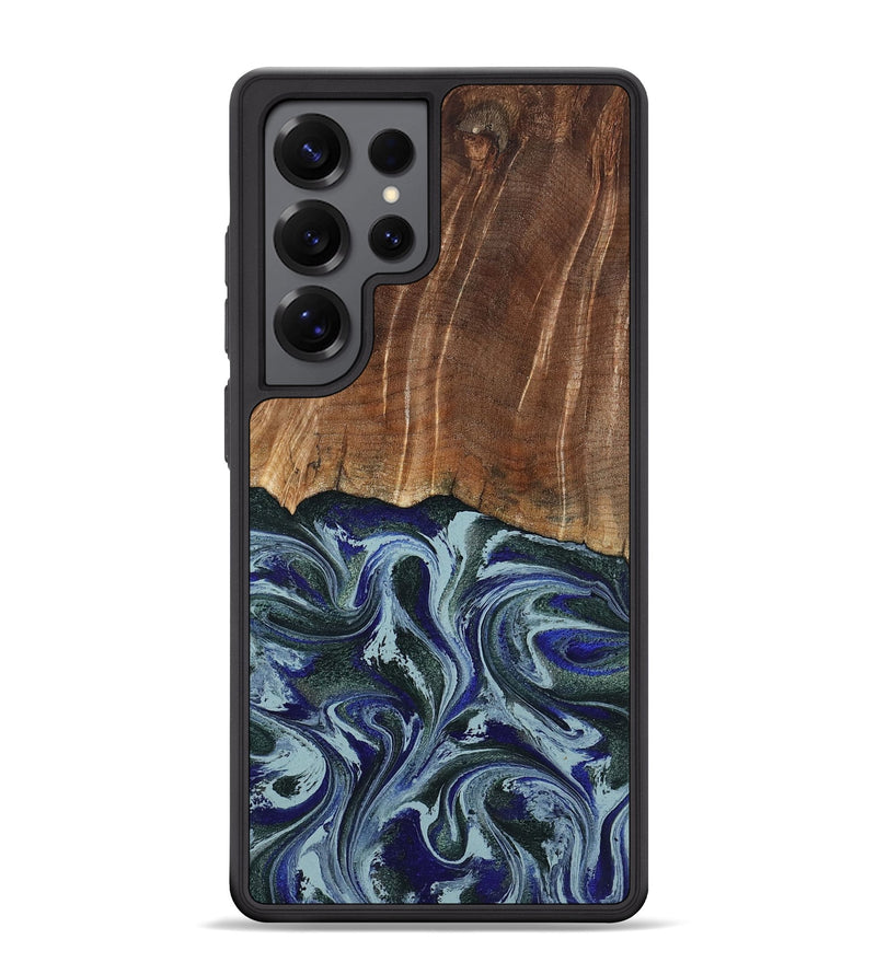 Galaxy S25 Ultra Wood Phone Case - Shellie (Green, 799921)