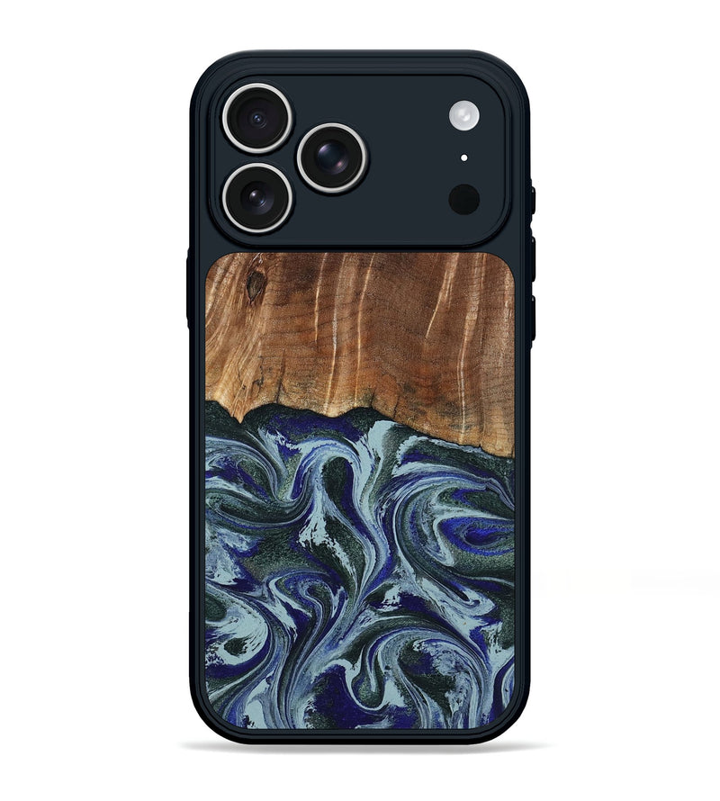 iPhone 17 Pro Max Wood Phone Case - Shellie (Green, 799921)