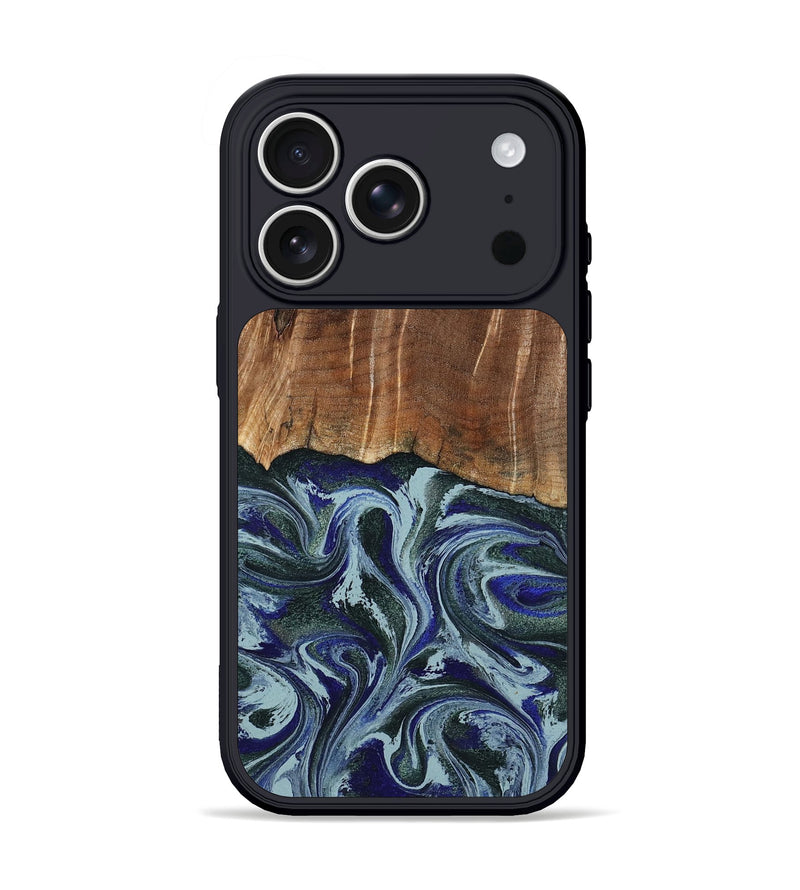 iPhone 17 Pro Wood Phone Case - Shellie (Green, 799921)