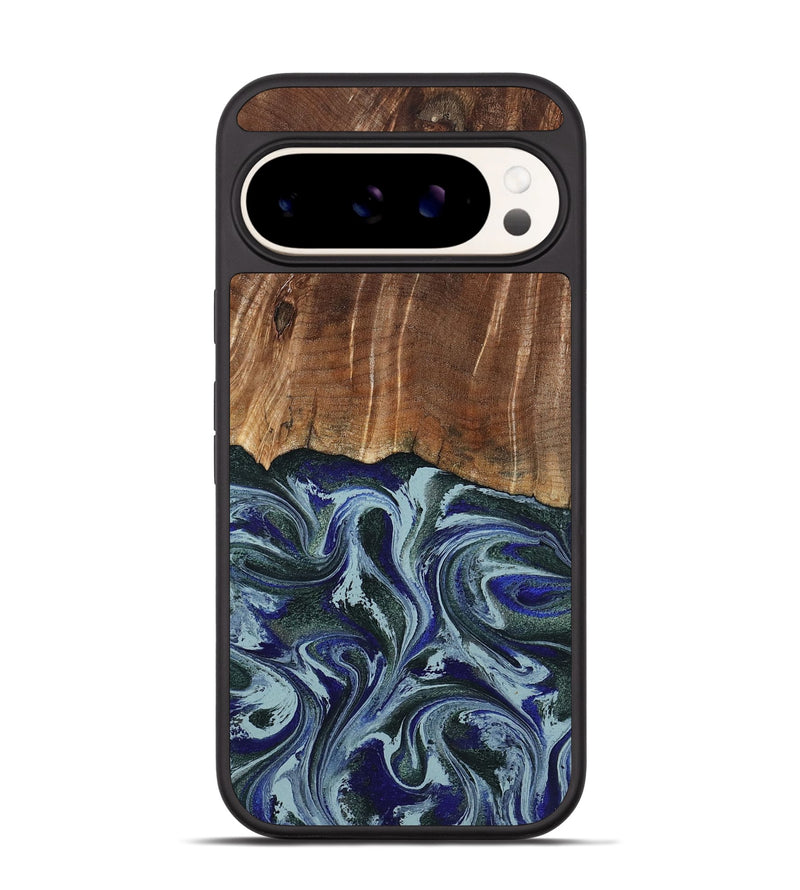 Pixel 9 Wood Phone Case - Shellie (Green, 799921)