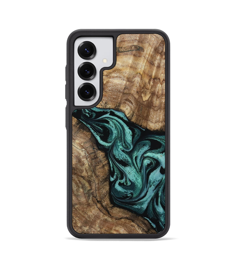 Galaxy S25 Wood Phone Case - Logan (Green, 799922)
