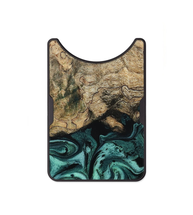 Alloy Wood Wallet - Chantel (Green, 799923)