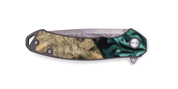 EDC Wood Pocket Knife - Chantel (Green, 799923)