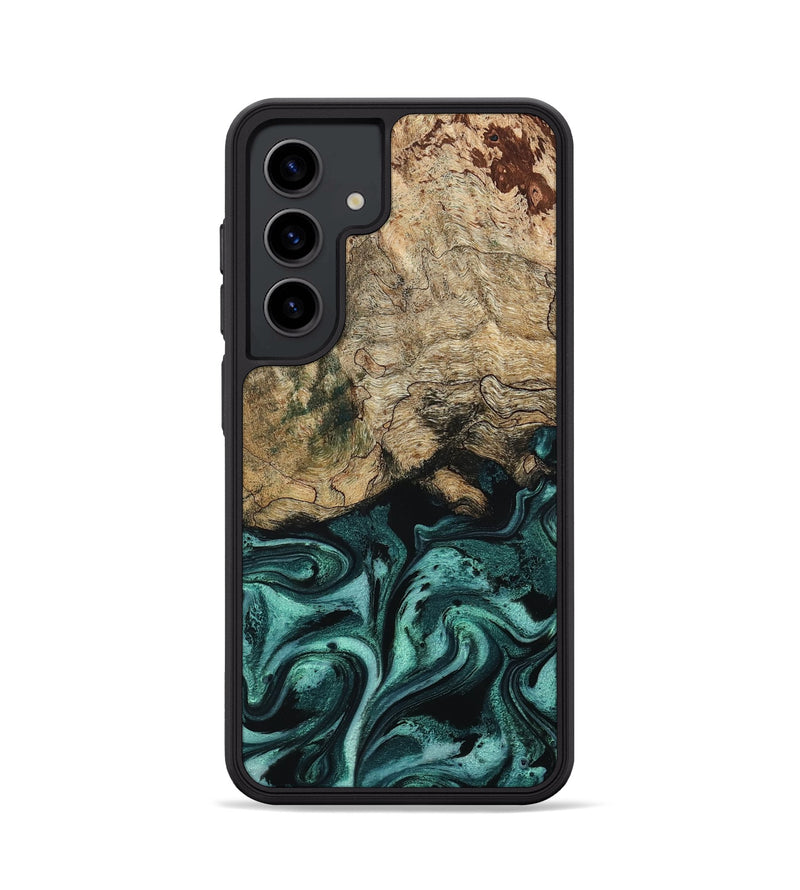 Galaxy S24 Wood Phone Case - Chantel (Green, 799923)