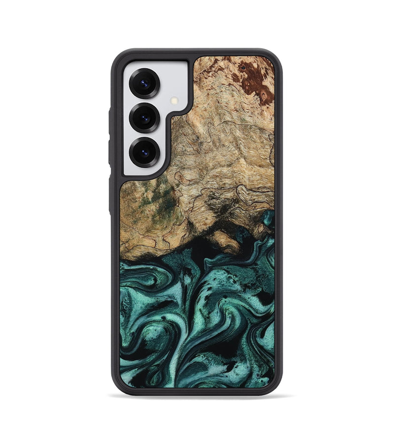 Galaxy S25 Wood Phone Case - Chantel (Green, 799923)