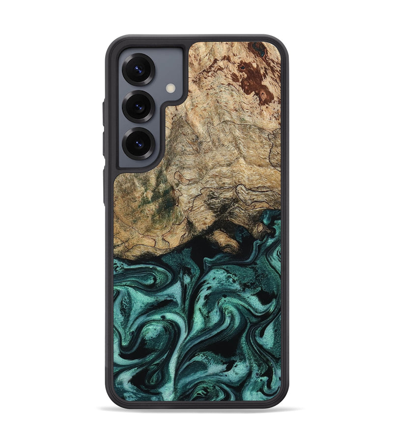 Galaxy S25 Plus Wood Phone Case - Chantel (Green, 799923)