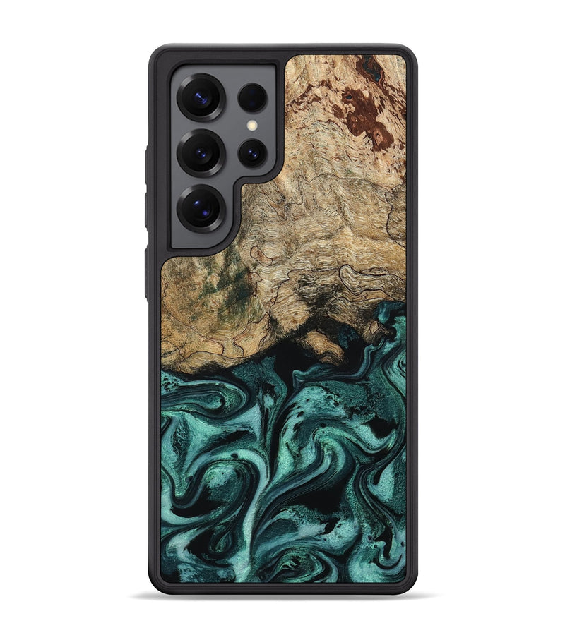 Galaxy S25 Ultra Wood Phone Case - Chantel (Green, 799923)