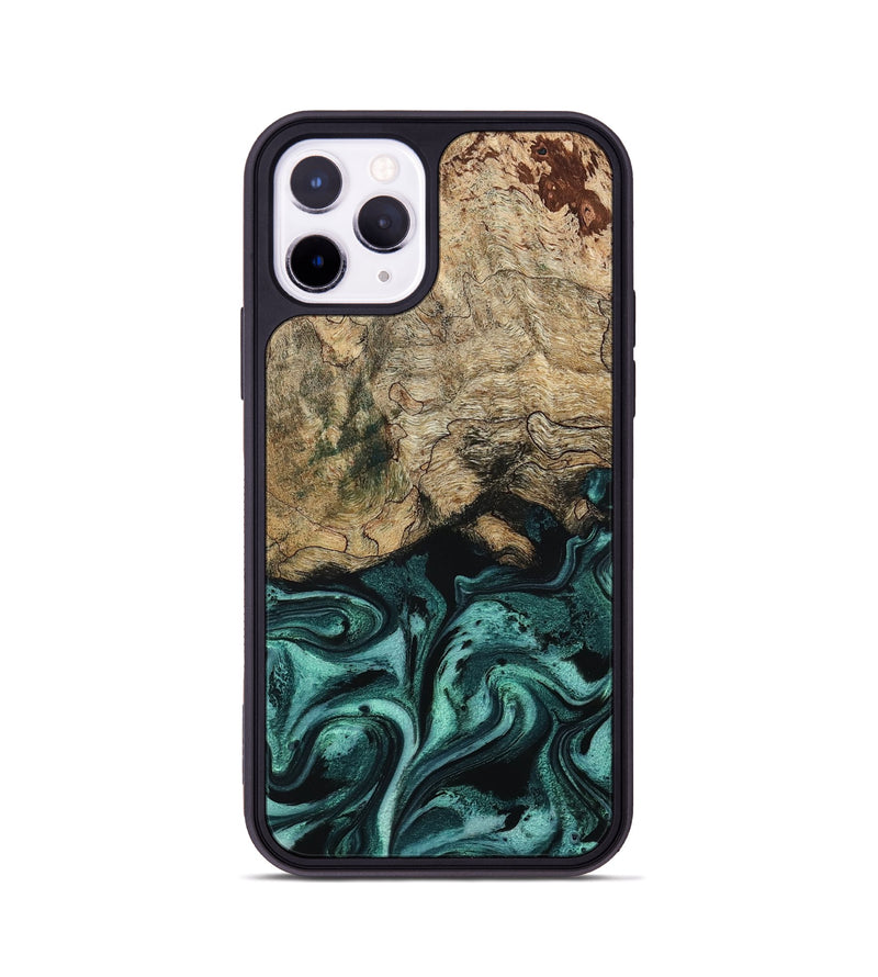 iPhone 11 Pro Wood Phone Case - Chantel (Green, 799923)