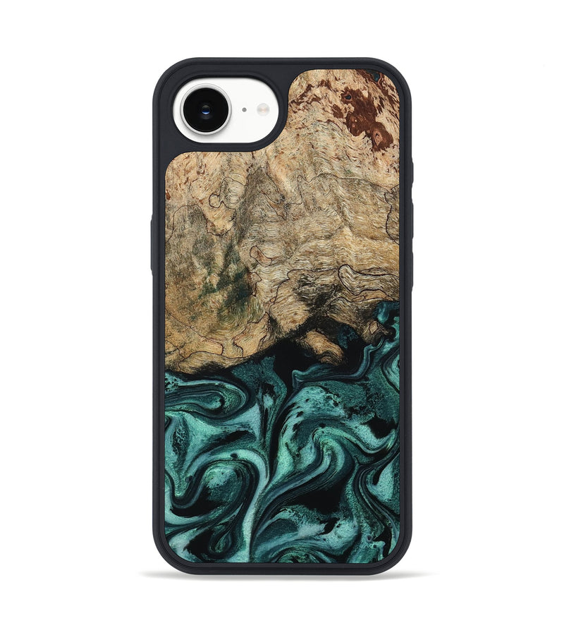 iPhone 16e Wood Phone Case - Chantel (Green, 799923)
