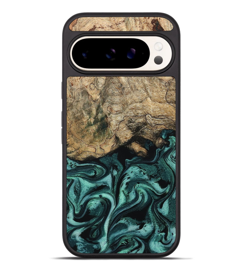 Pixel 9 Pro XL Wood Phone Case - Chantel (Green, 799923)