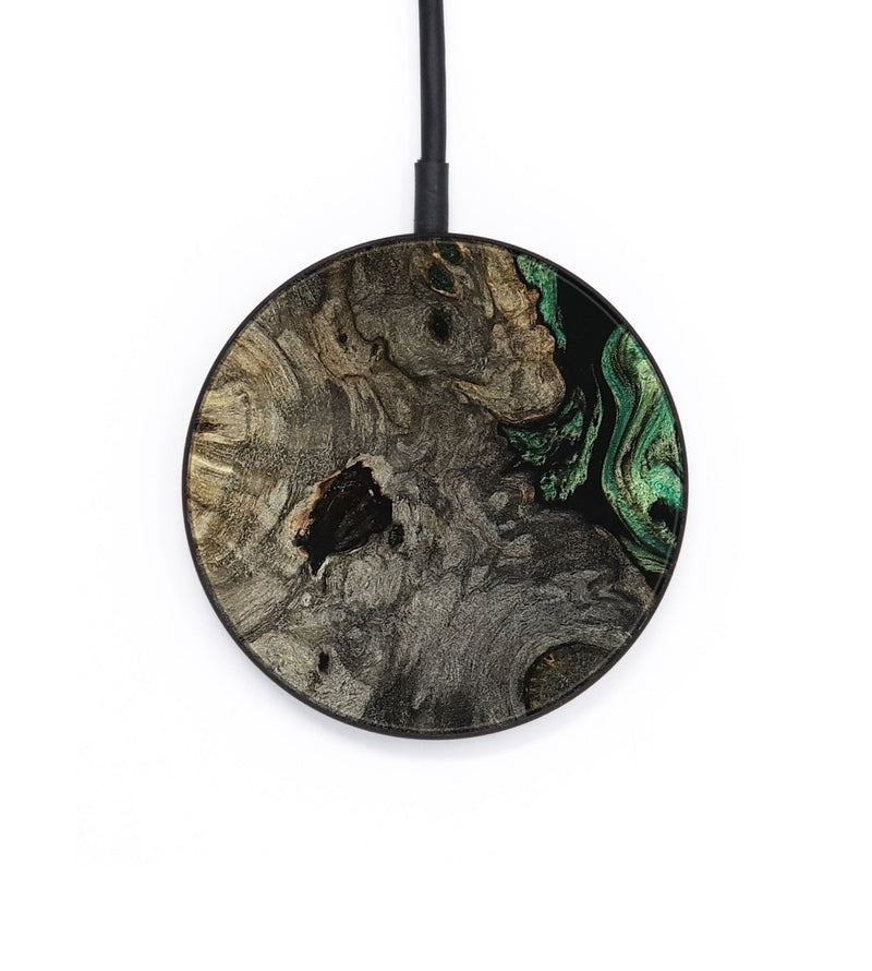 Circle Wood Wireless Charger - Mellisa (Green, 799924)