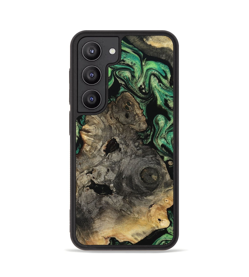 Galaxy S23 Wood Phone Case - Mellisa (Green, 799924)