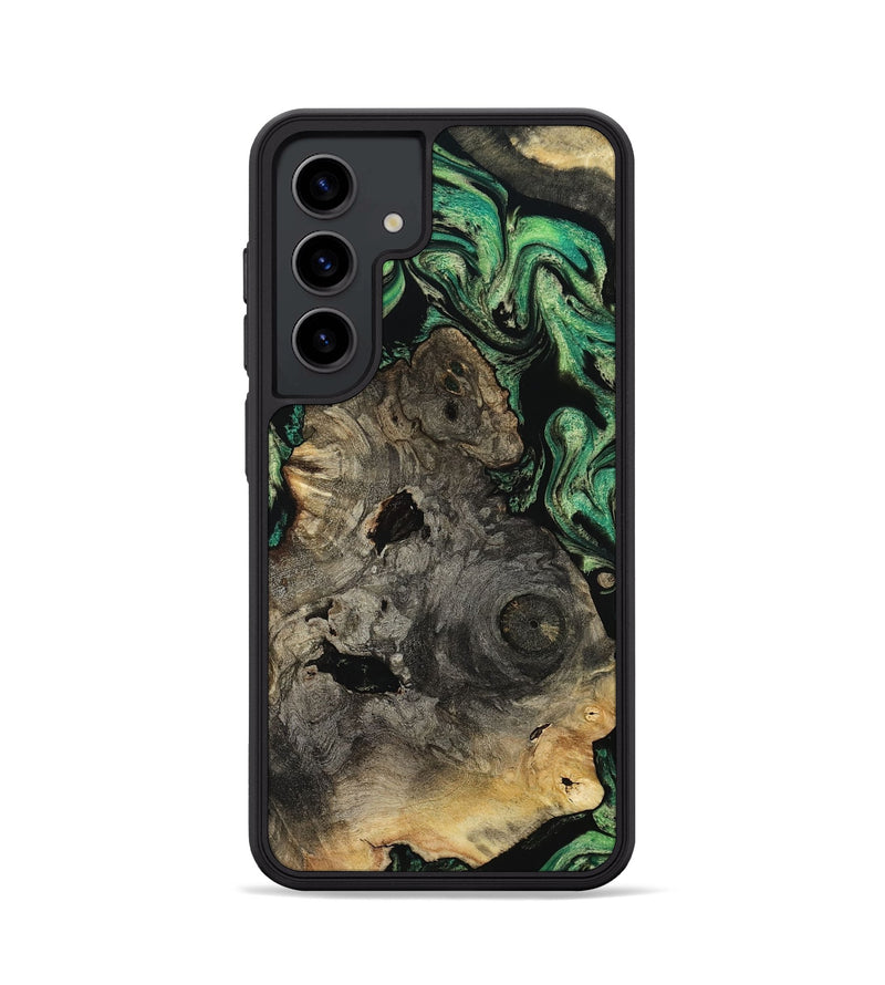 Galaxy S24 Wood Phone Case - Mellisa (Green, 799924)