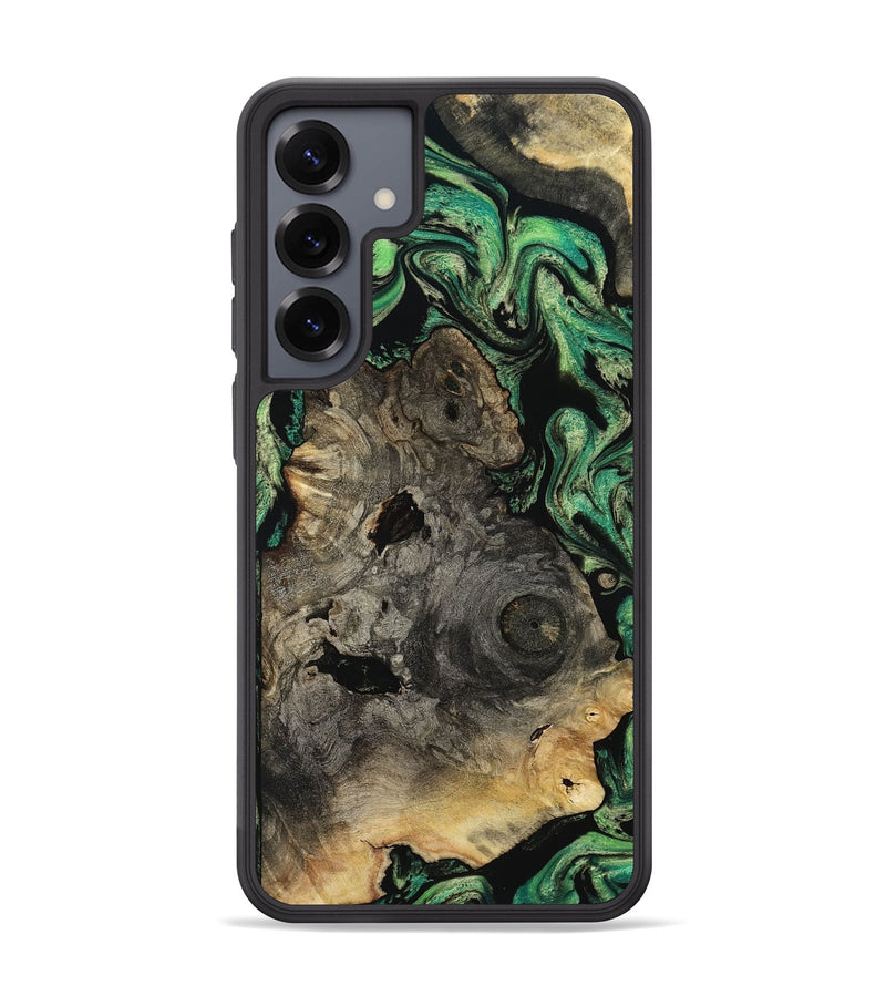 Galaxy S25 Plus Wood Phone Case - Mellisa (Green, 799924)